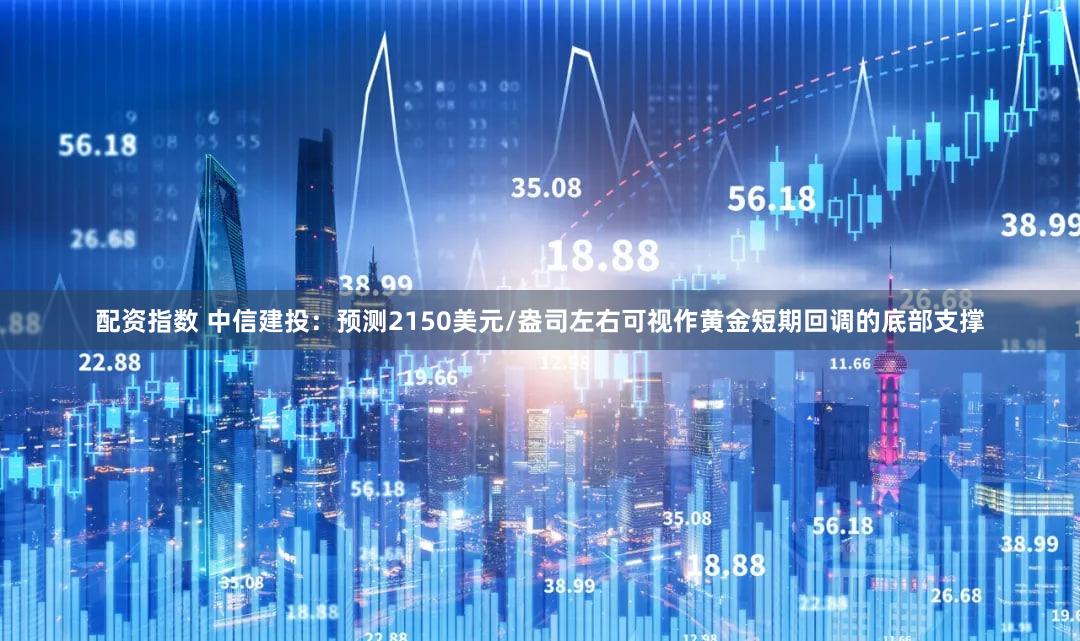 配资指数 中信建投：预测2150美元/盎司左右可视作黄金短期回调的底部支撑