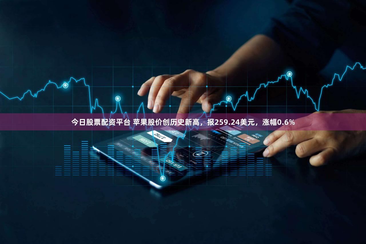 今日股票配资平台 苹果股价创历史新高，报259.24美元，涨幅0.6%