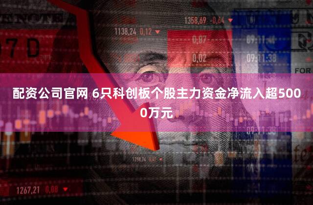 配资公司官网 6只科创板个股主力资金净流入超5000万元