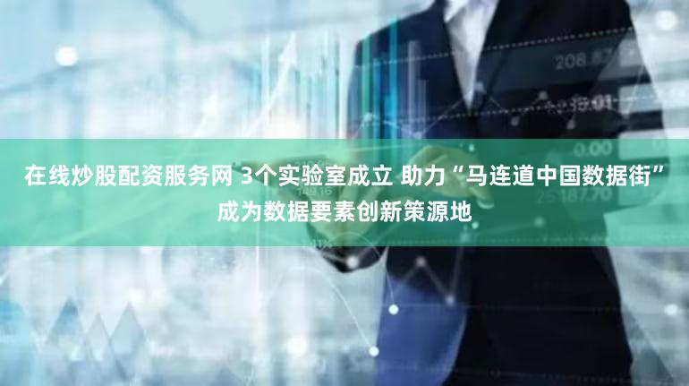 在线炒股配资服务网 3个实验室成立 助力“马连道中国数据街”成为数据要素创新策源地